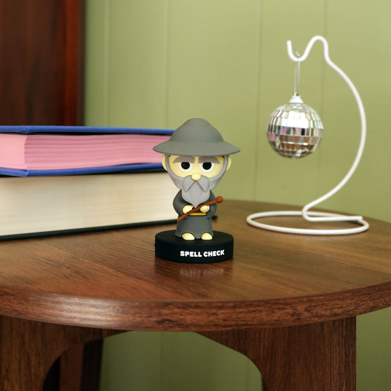 "Spell Check" Wizard Bobblehead