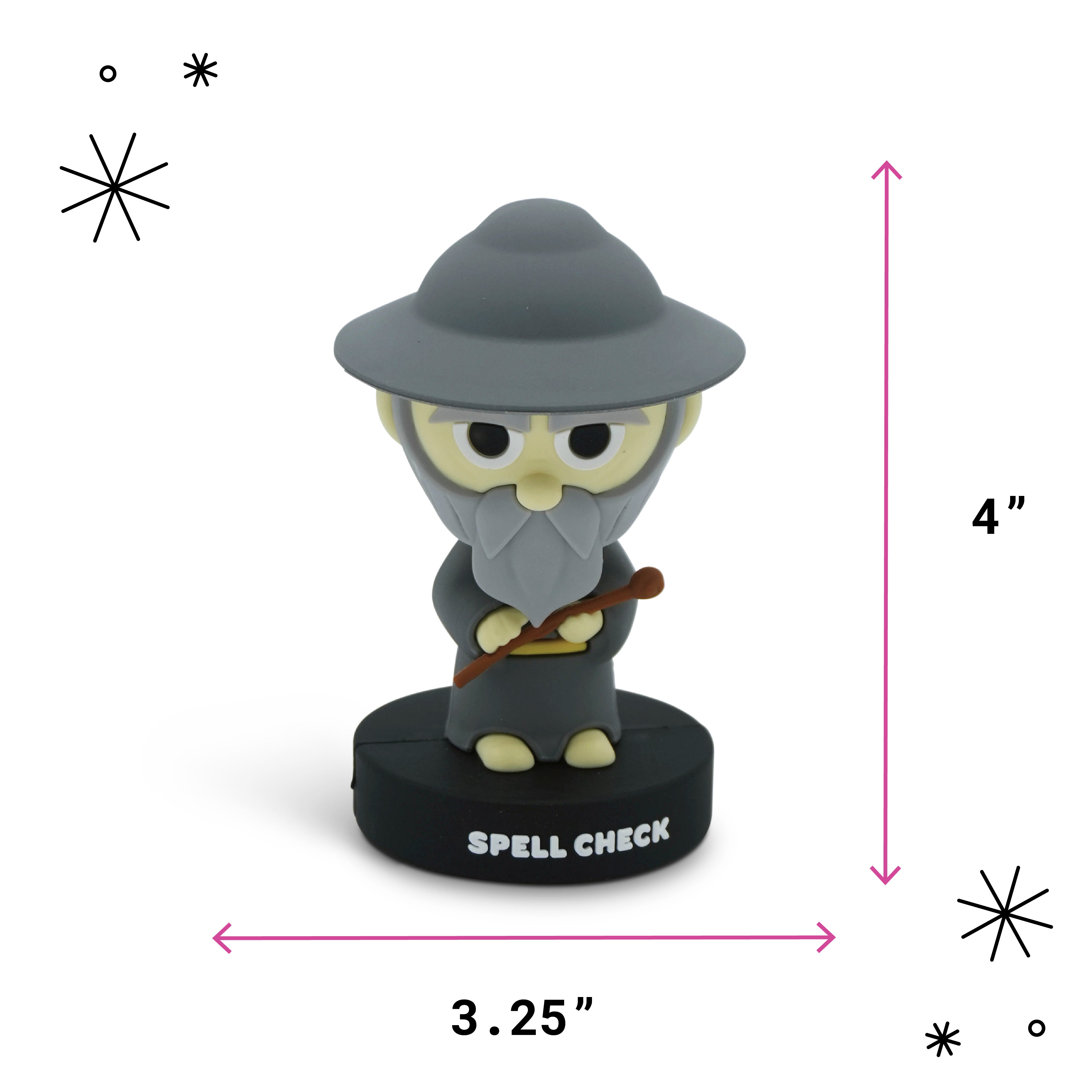 "Spell Check" Wizard Bobblehead