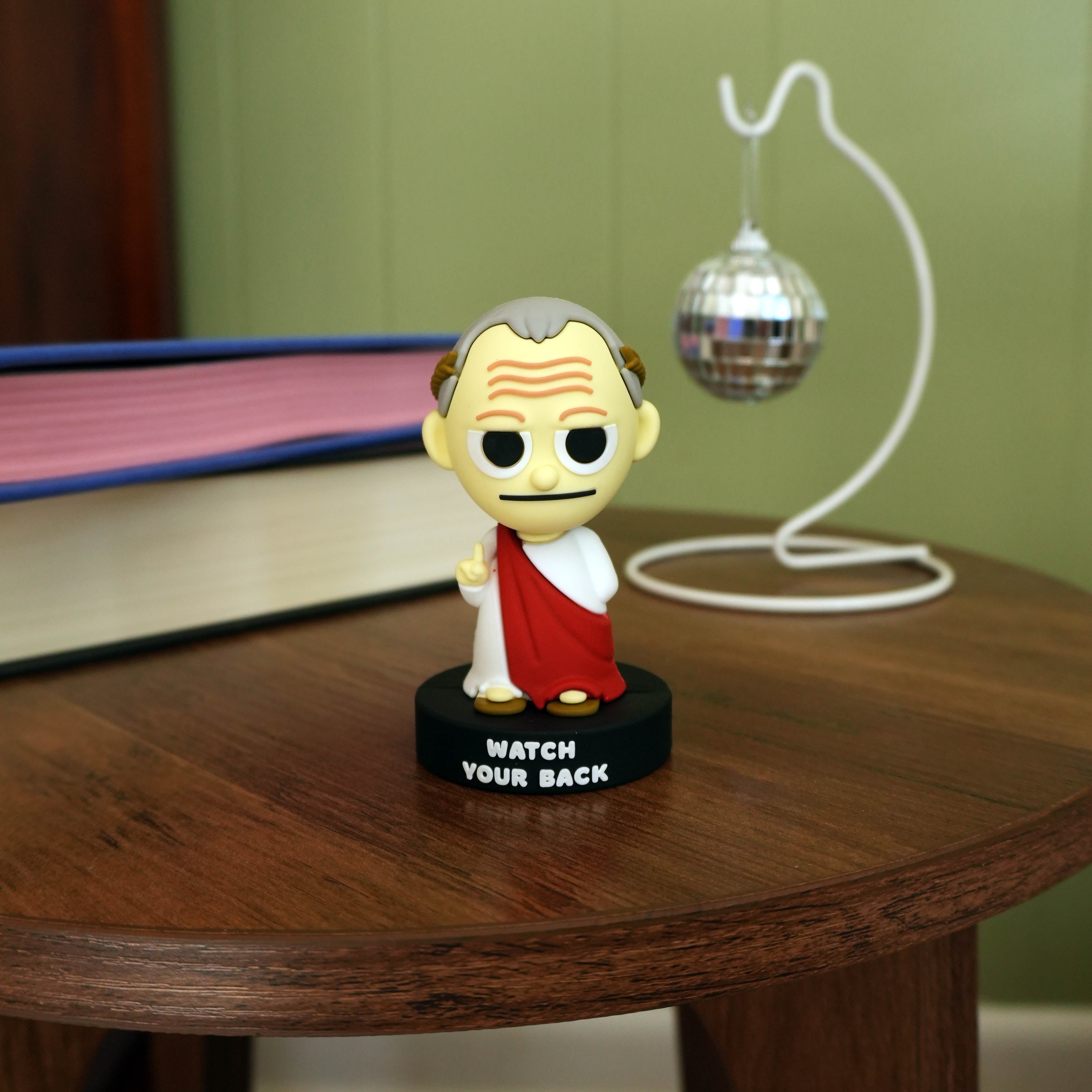 "Watch Your Back" Julius Caesar Bobblehead