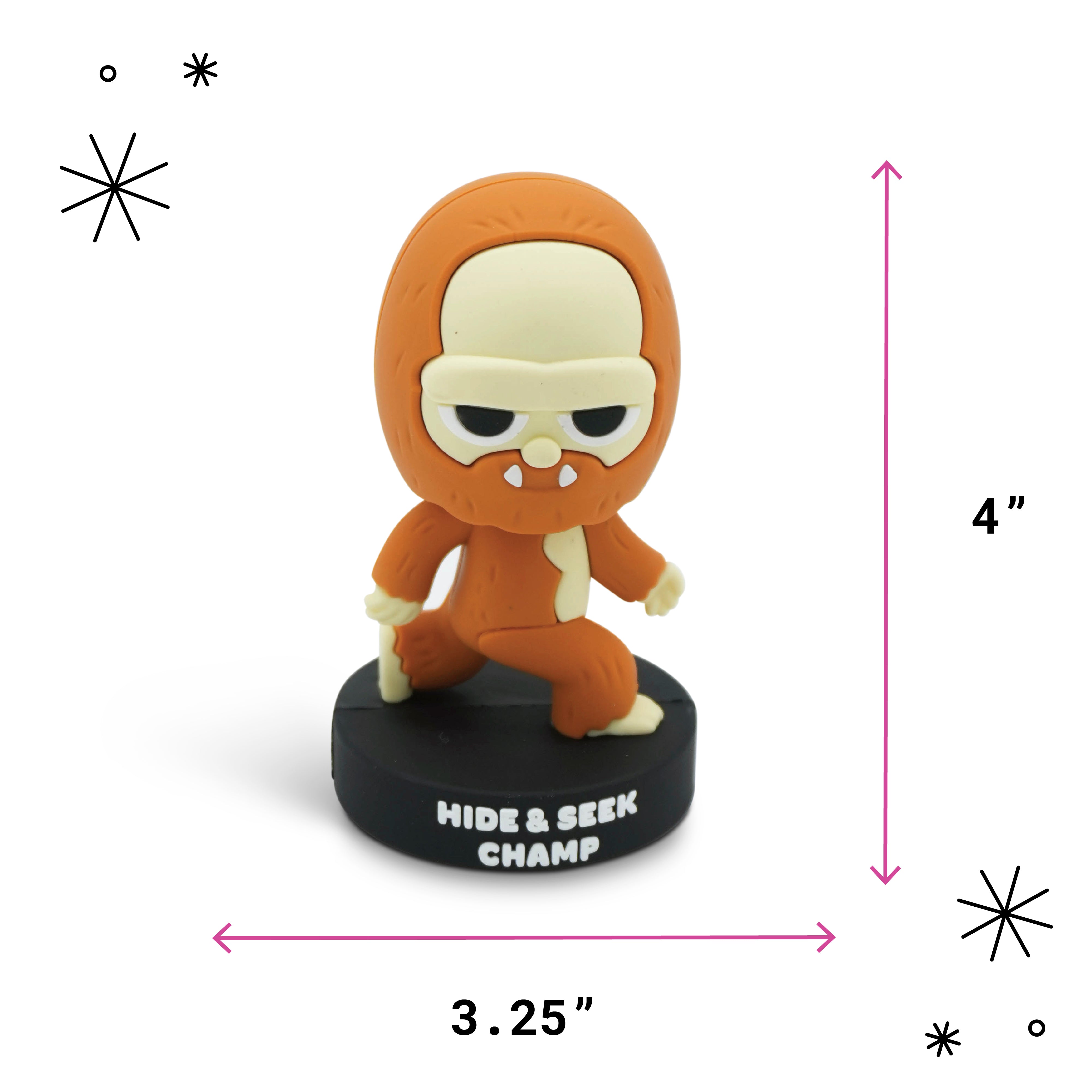 "Hide & Seek Champ" Bigfoot Bobblehead