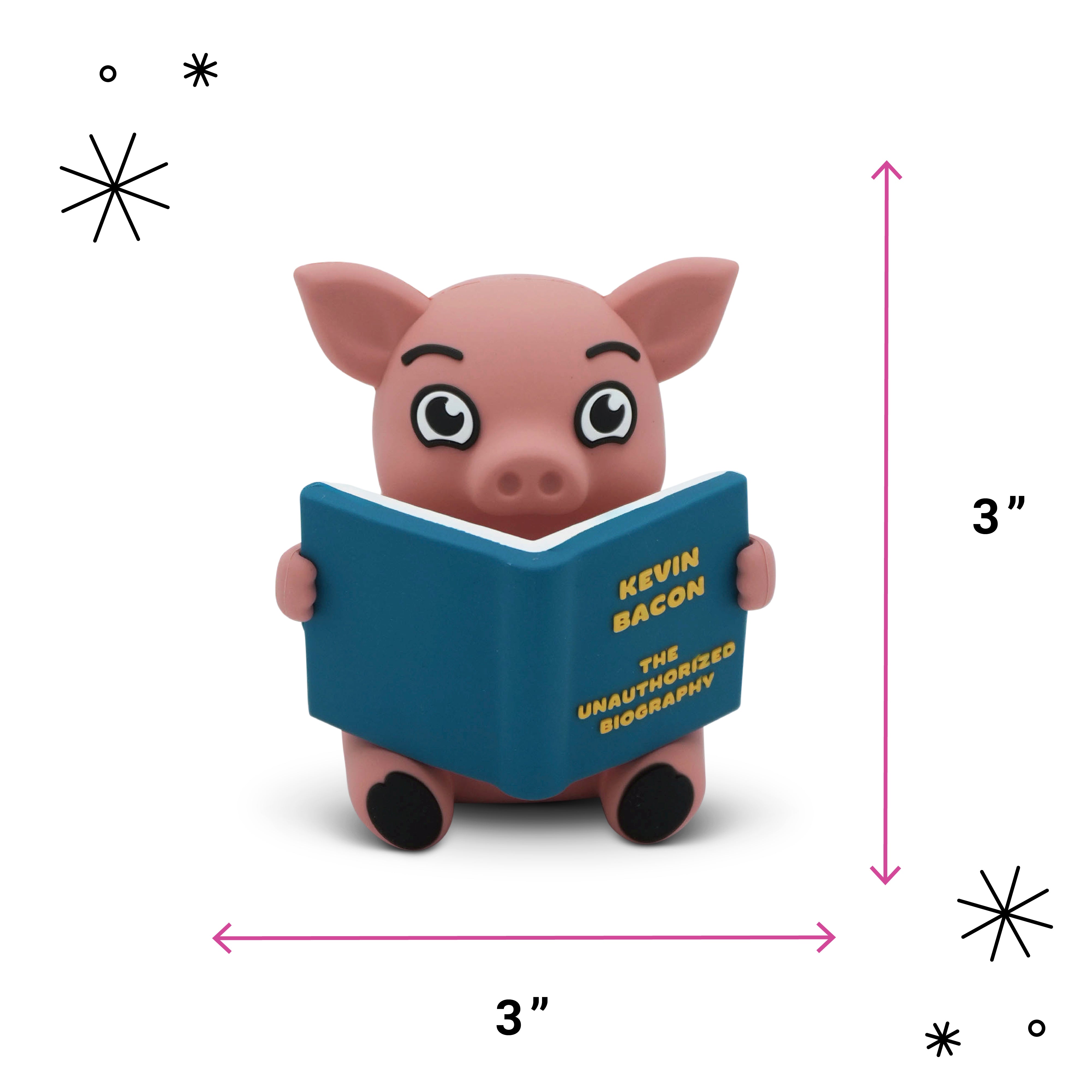 Kevin Bacon Reading Pig Desk Figure
