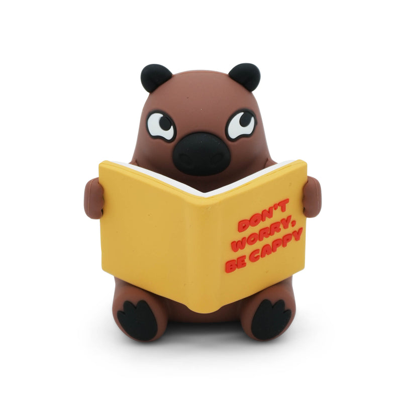 "Don't Worry, Be Cappy" Reading Capybara Desk Figure