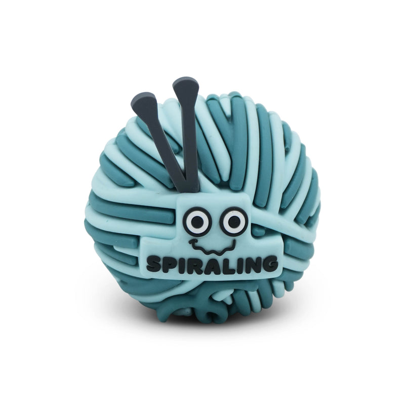 "Spiraling" Ball of Yarn Mini Desk Figure
