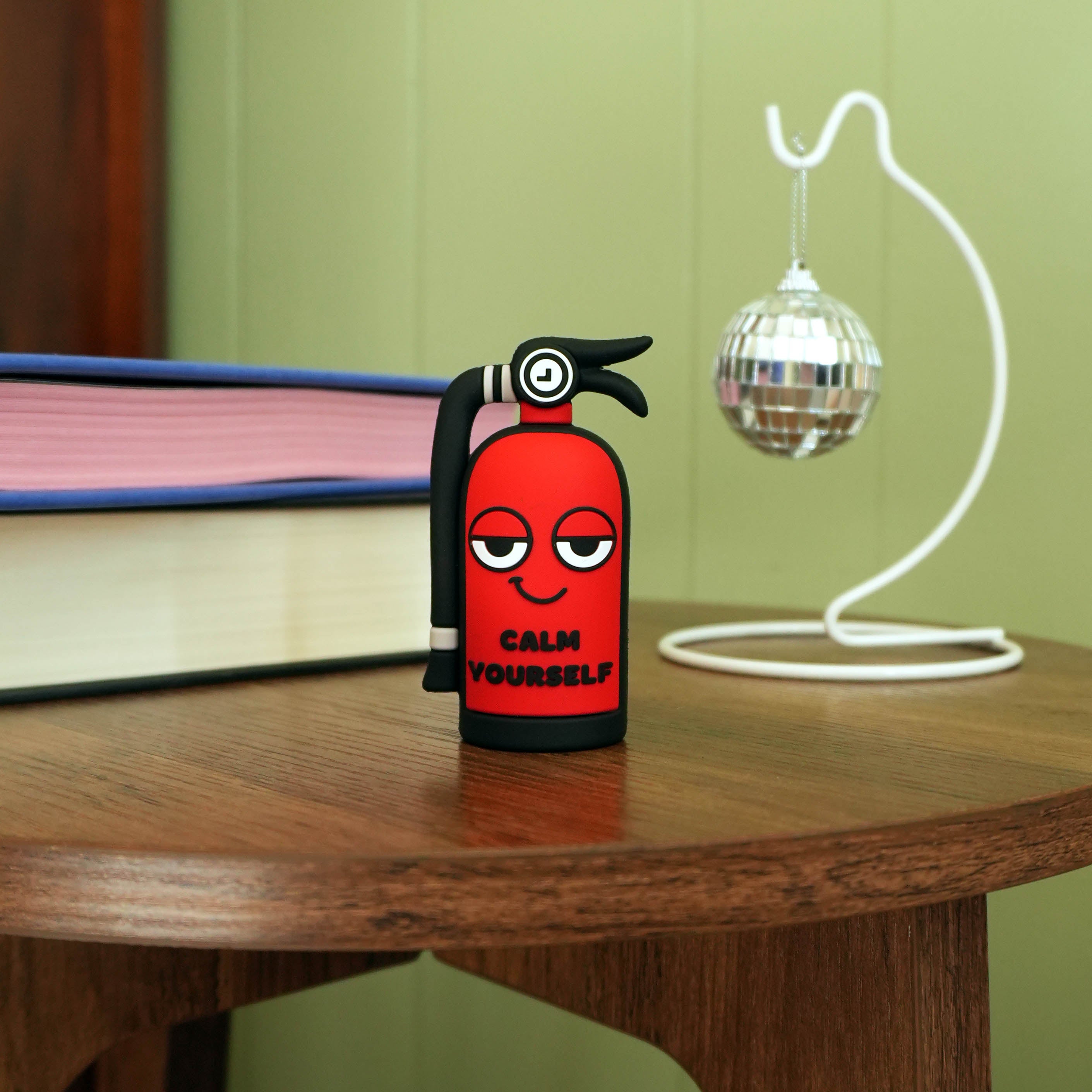 "Calm Yourself" Fire Extinguisher Mini Desk Figure