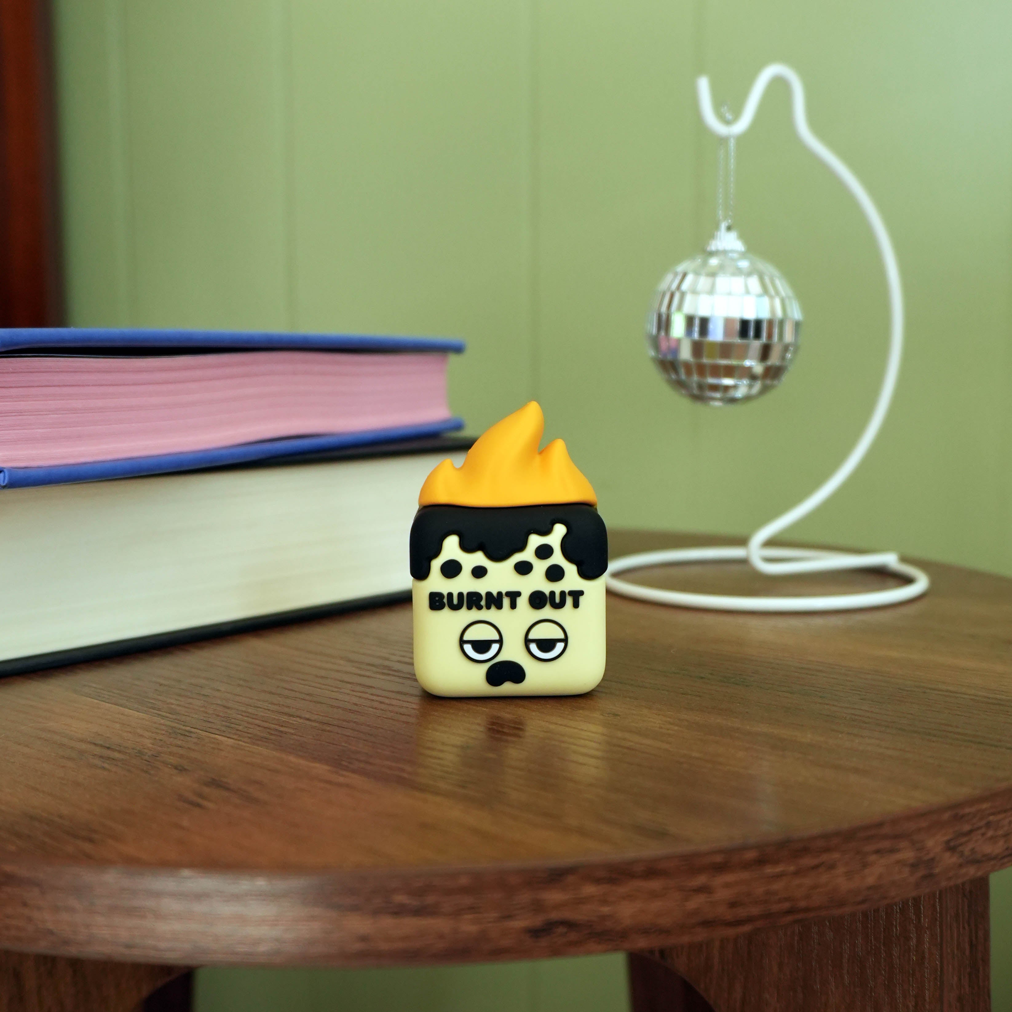 "Burnt Out" Marshmallow Mini Desk Figure