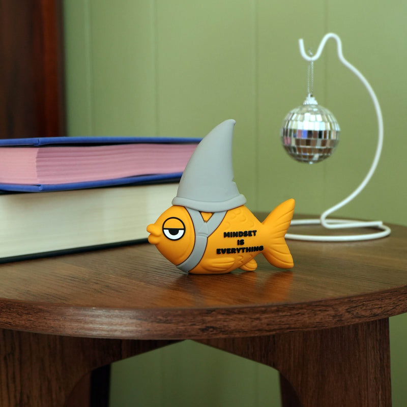 "Mindset is Everything" Goldfish Mini Desk Figure