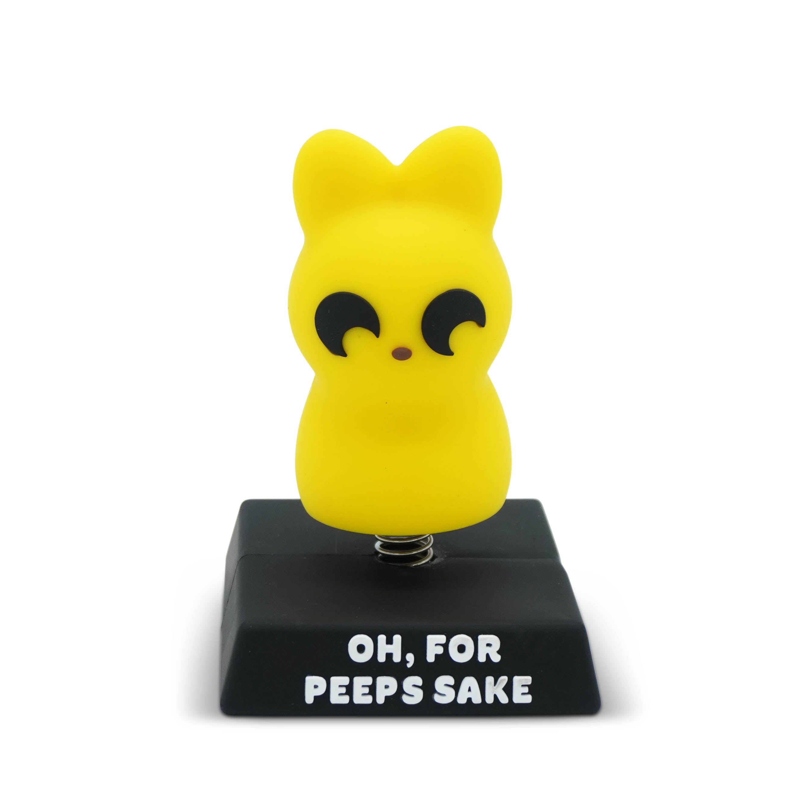 "Oh, For Peeps Sake" Marshmallow Bunny Spring Bobblehead