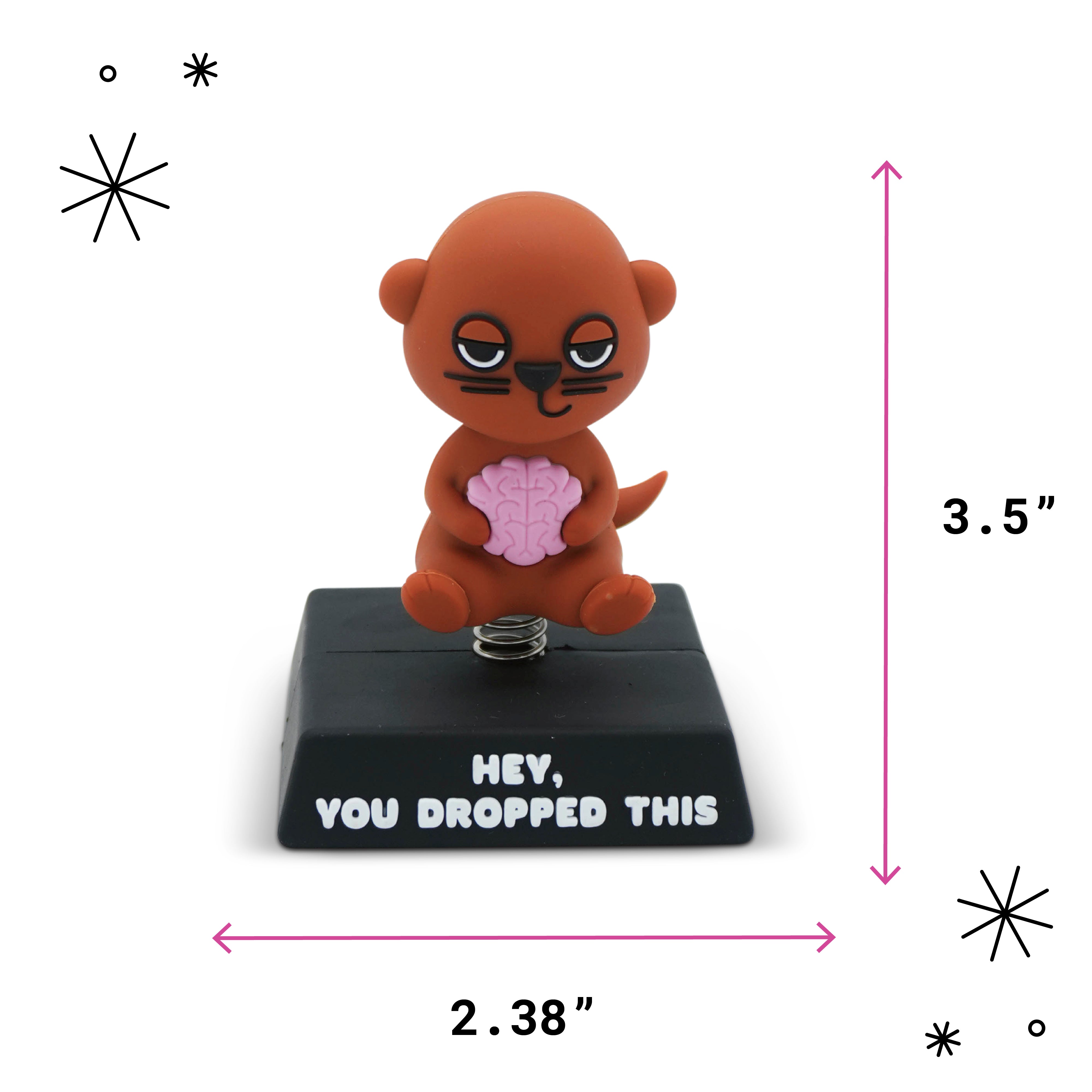 "Hey, You Dropped This" Otter Spring Bobblehead