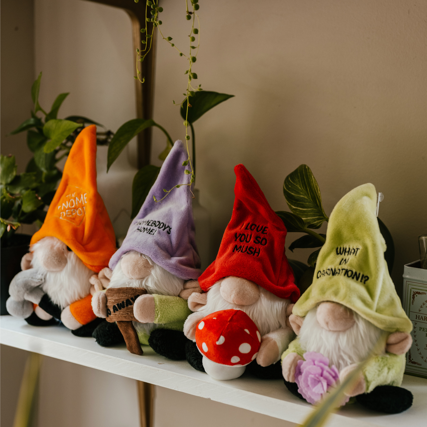 "Gnomebody's Home" Plush Gnome