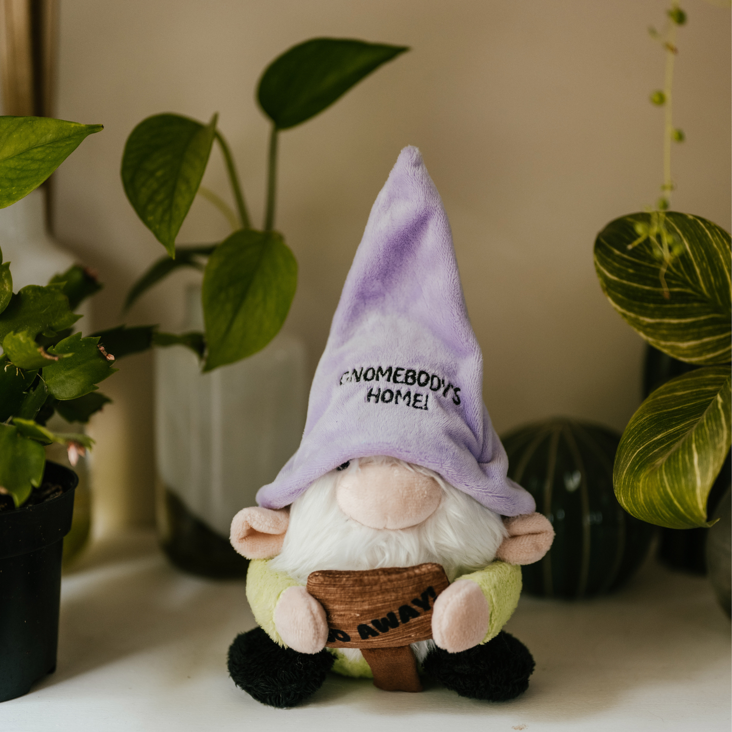 "Gnomebody's Home" Plush Gnome