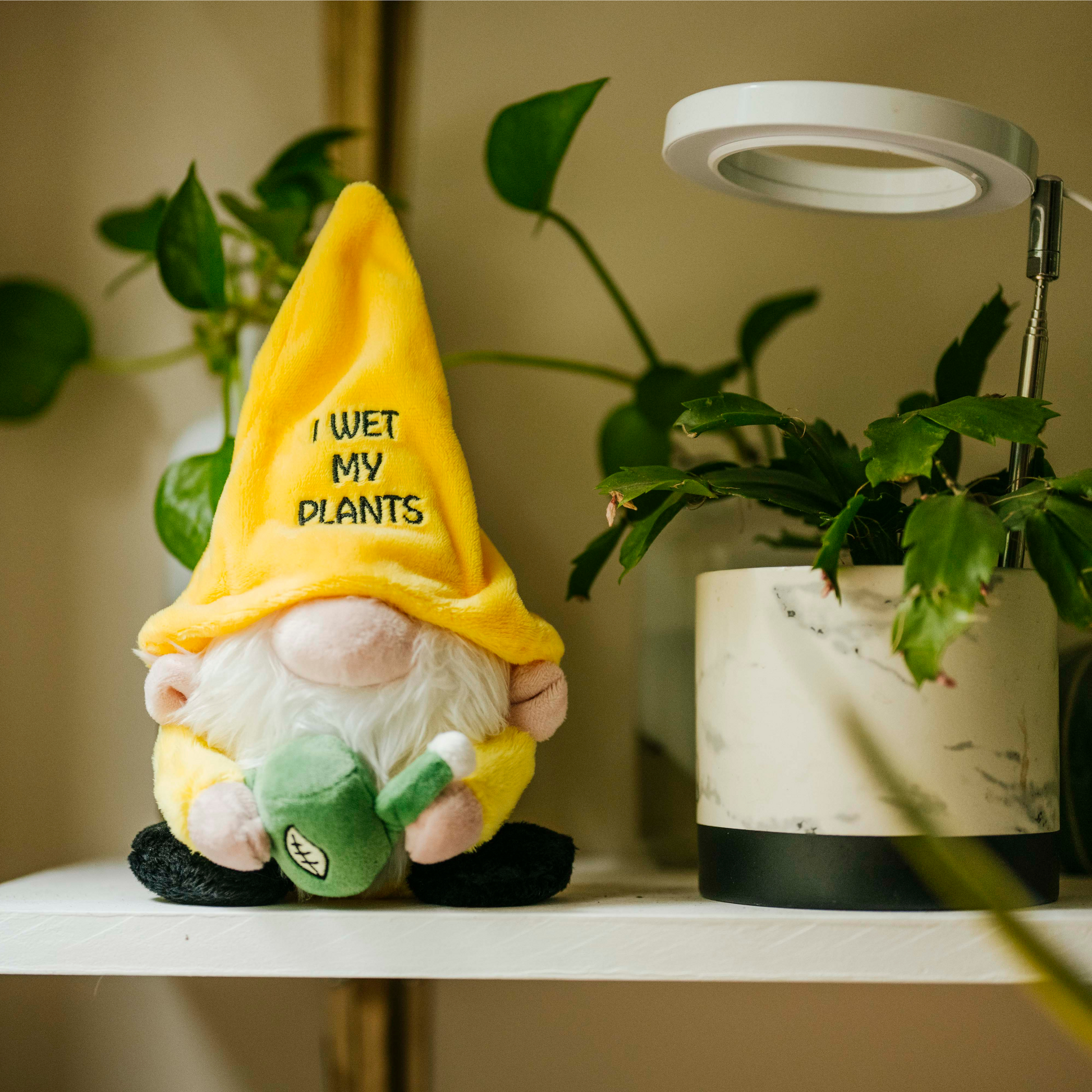 "I Wet My Plants" Plush Gnome