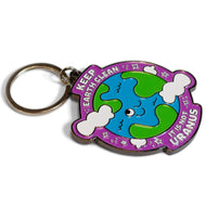 "Keep Earth Clean. It's Not Uranus" Earth Keychain