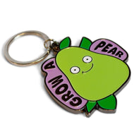 "Grow a Pear" Pear Keychain