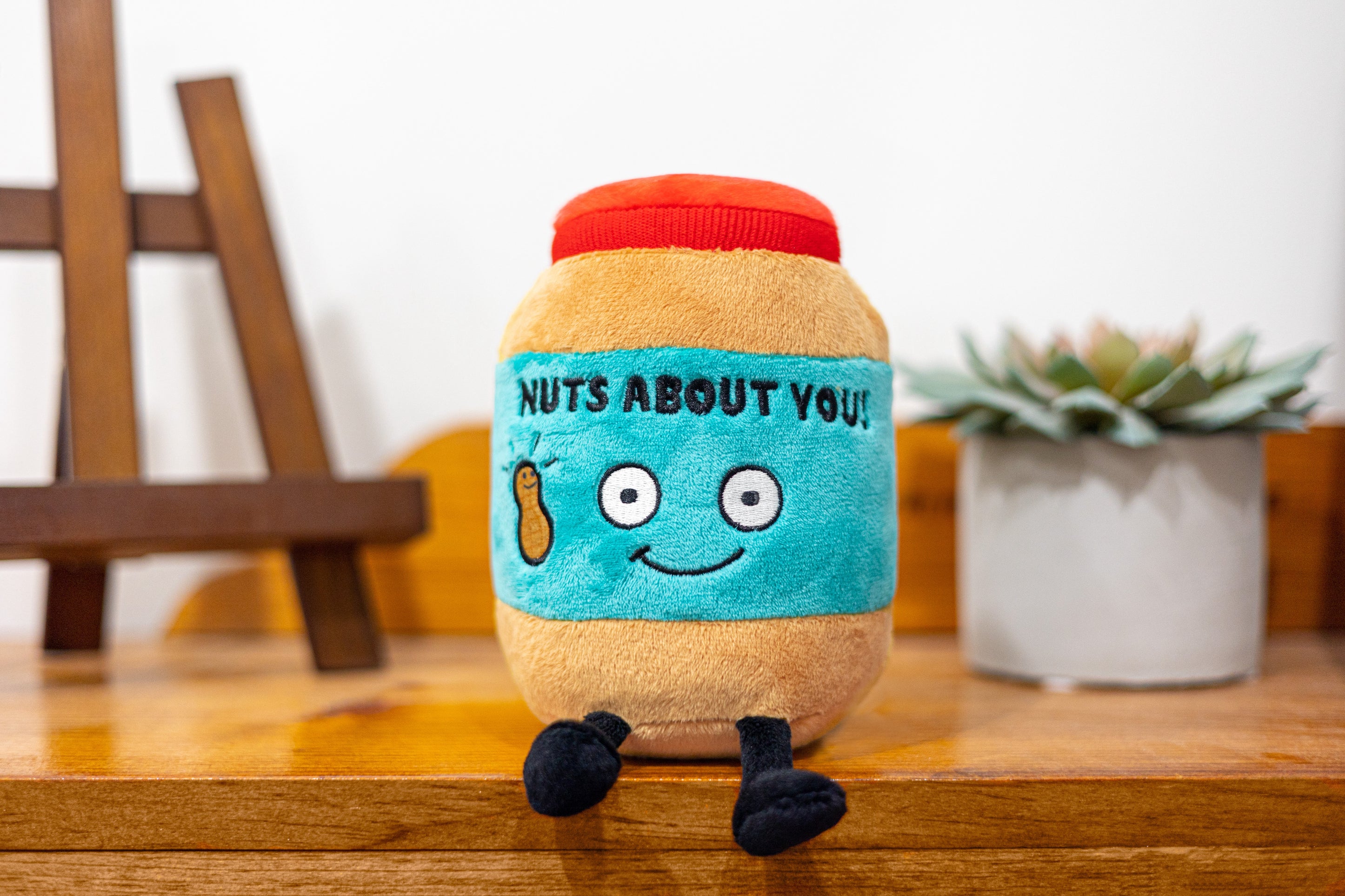"Nuts About You" Peanut Butter Jar Plush