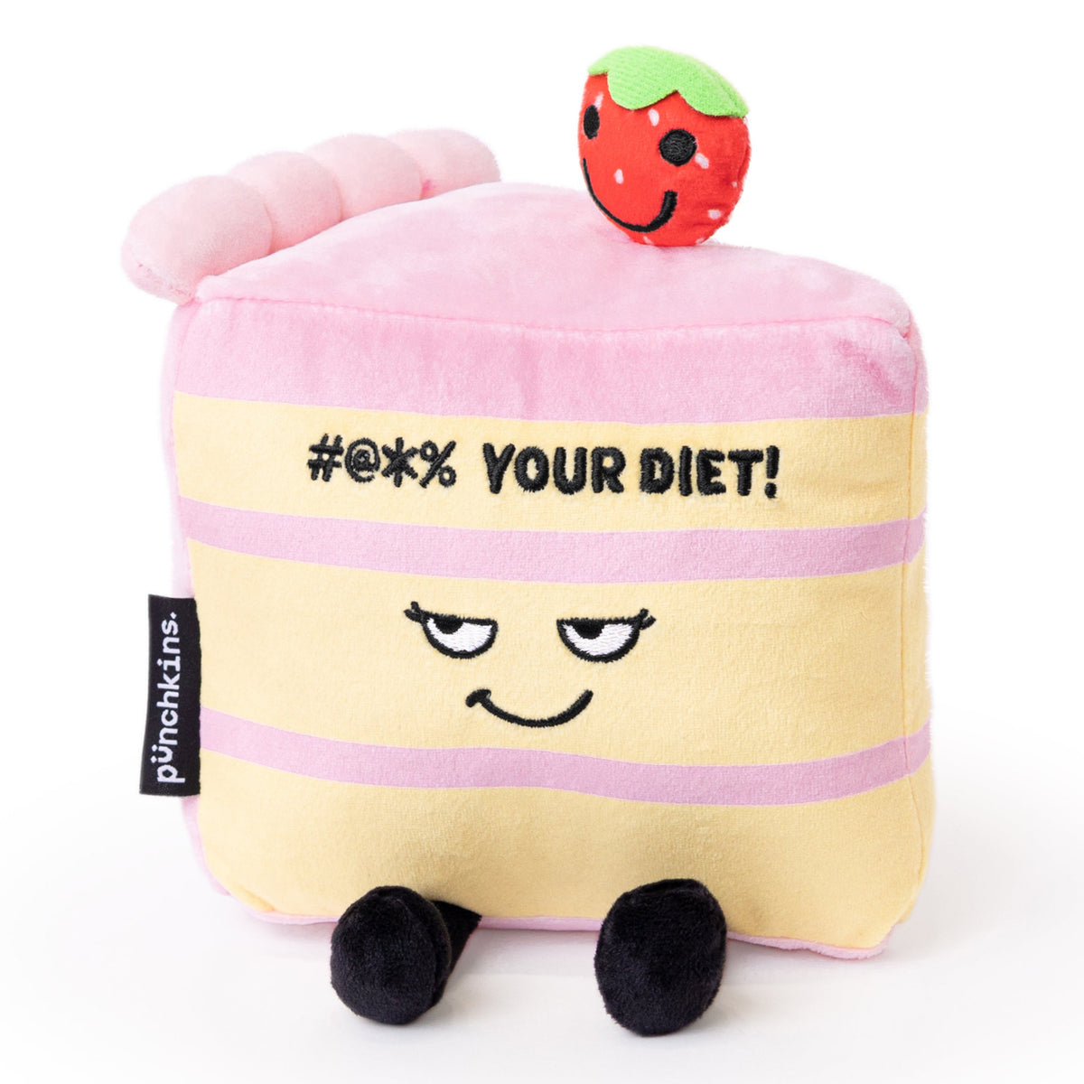 "#@*% Your Diet!" Cake Slice Plush