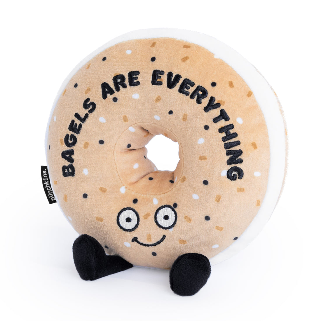 &quot;Bagels are Everything&quot; Plush Bagel