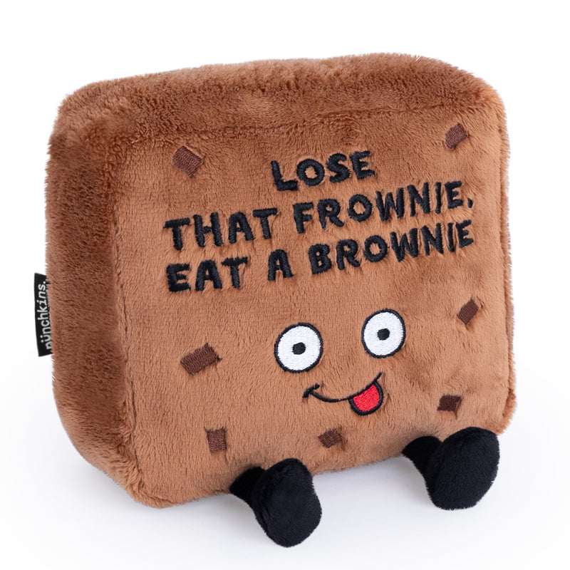 "Lose That Frownie" Brownie Plush