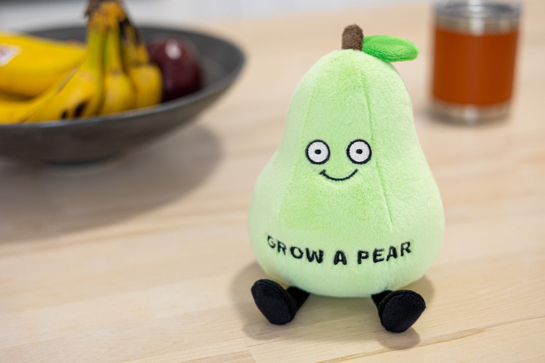 &quot;Grow a Pear&quot; Plush Pear