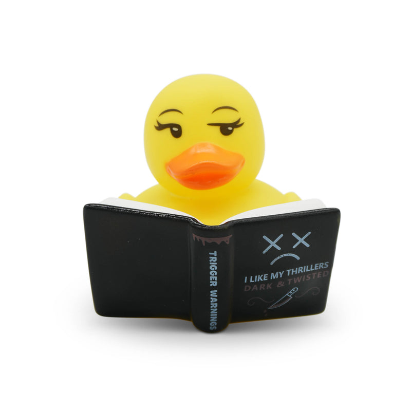 “I Like My Thrillers Dark & Twisted” Rubber Duck