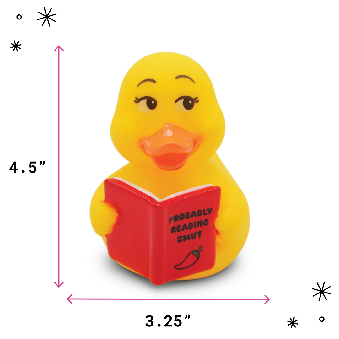 “Probably Reading Smut” Rubber Duck