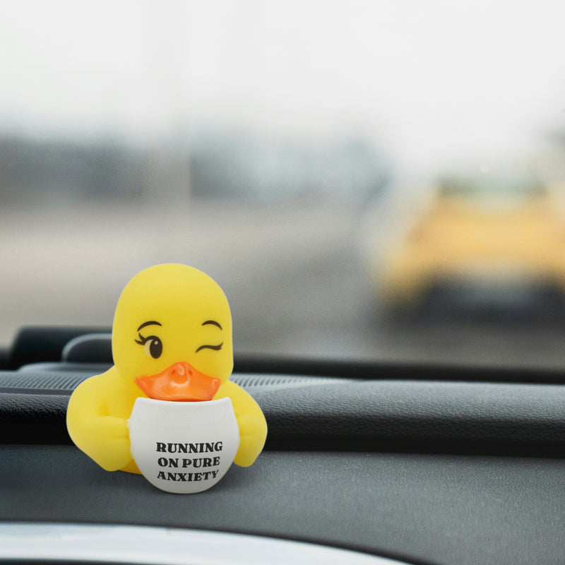 “Running on Pure Anxiety” Rubber Duck