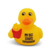 “My Diet Starts Tomorrow” Rubber Duck