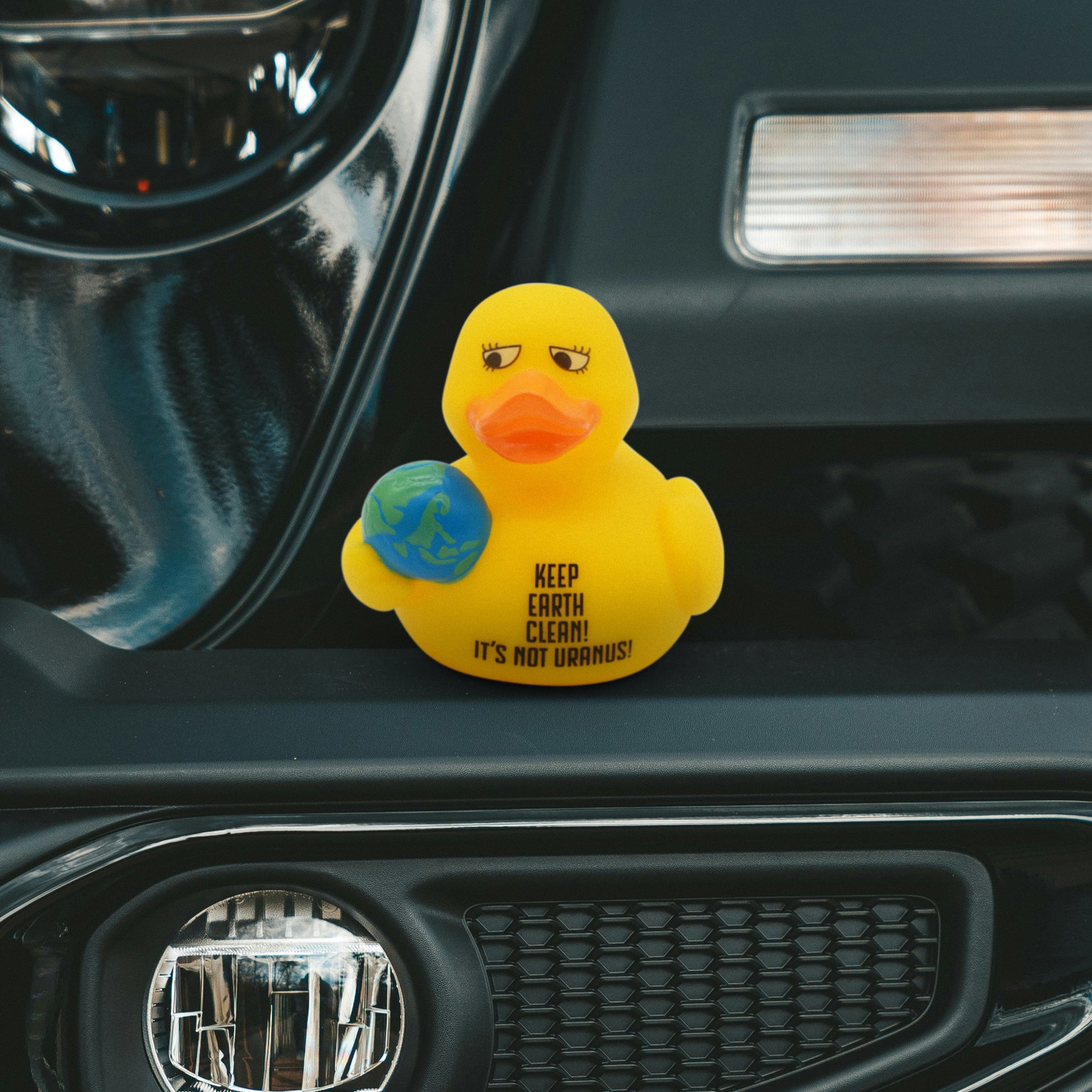 “Keep the Earth Clean! It’s Not Uranus!” Rubber Duck