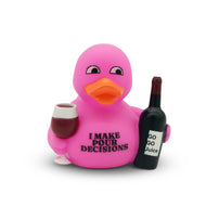 “I Make Pour Decisions" Rubber Duck