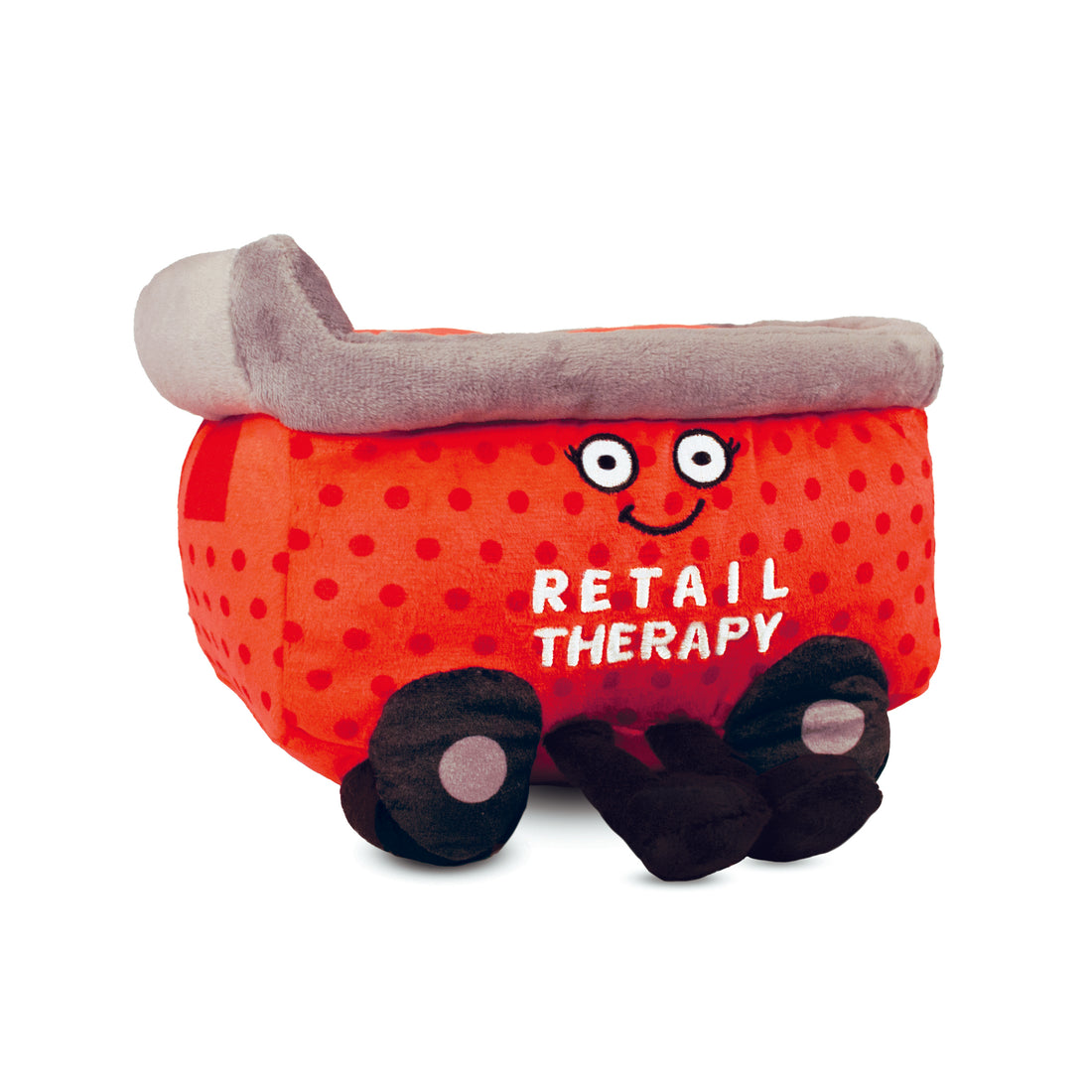 &quot;Retail Therapy&quot; Shopping Cart Plush