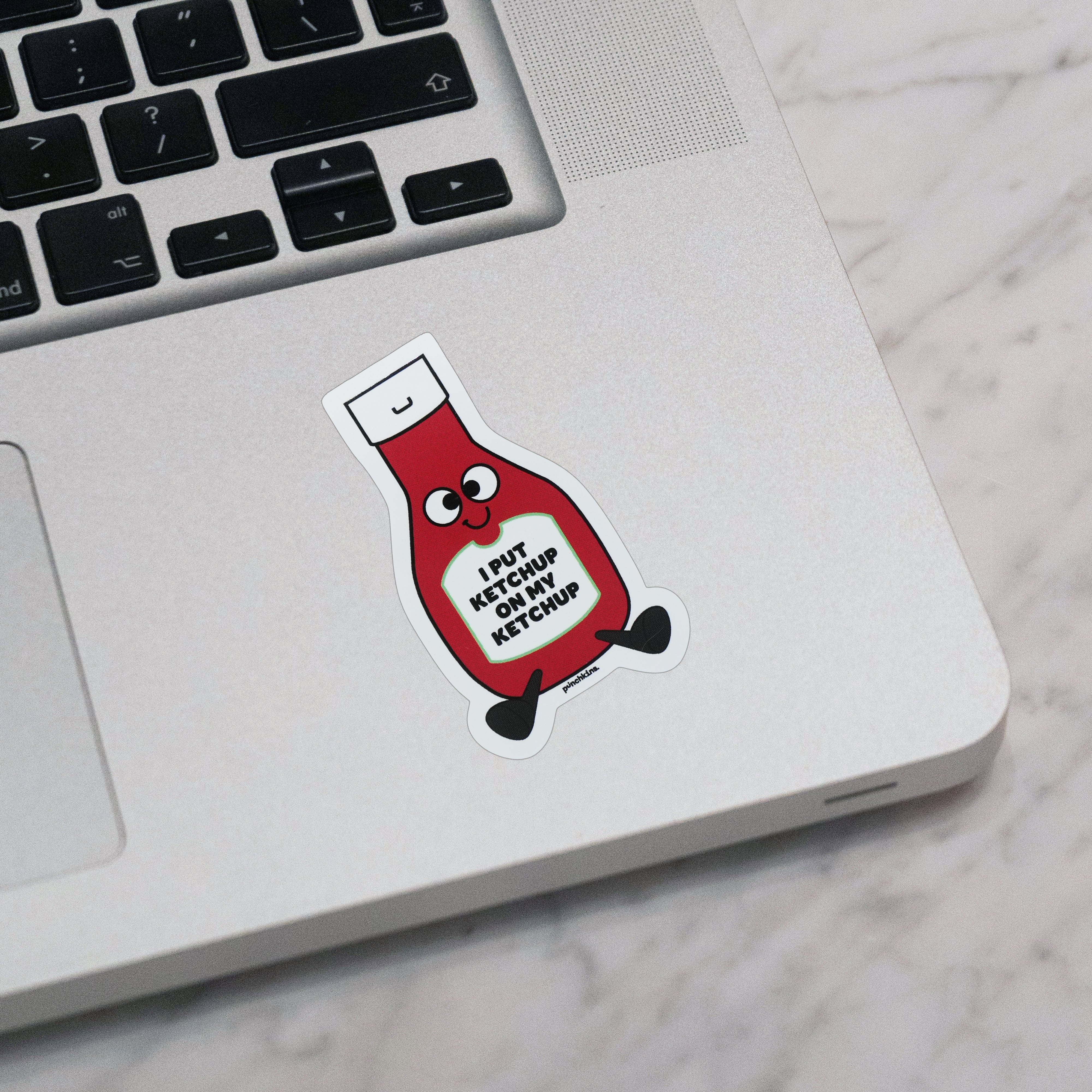 "I Put Ketchup on My Ketchup" Vinyl Sticker