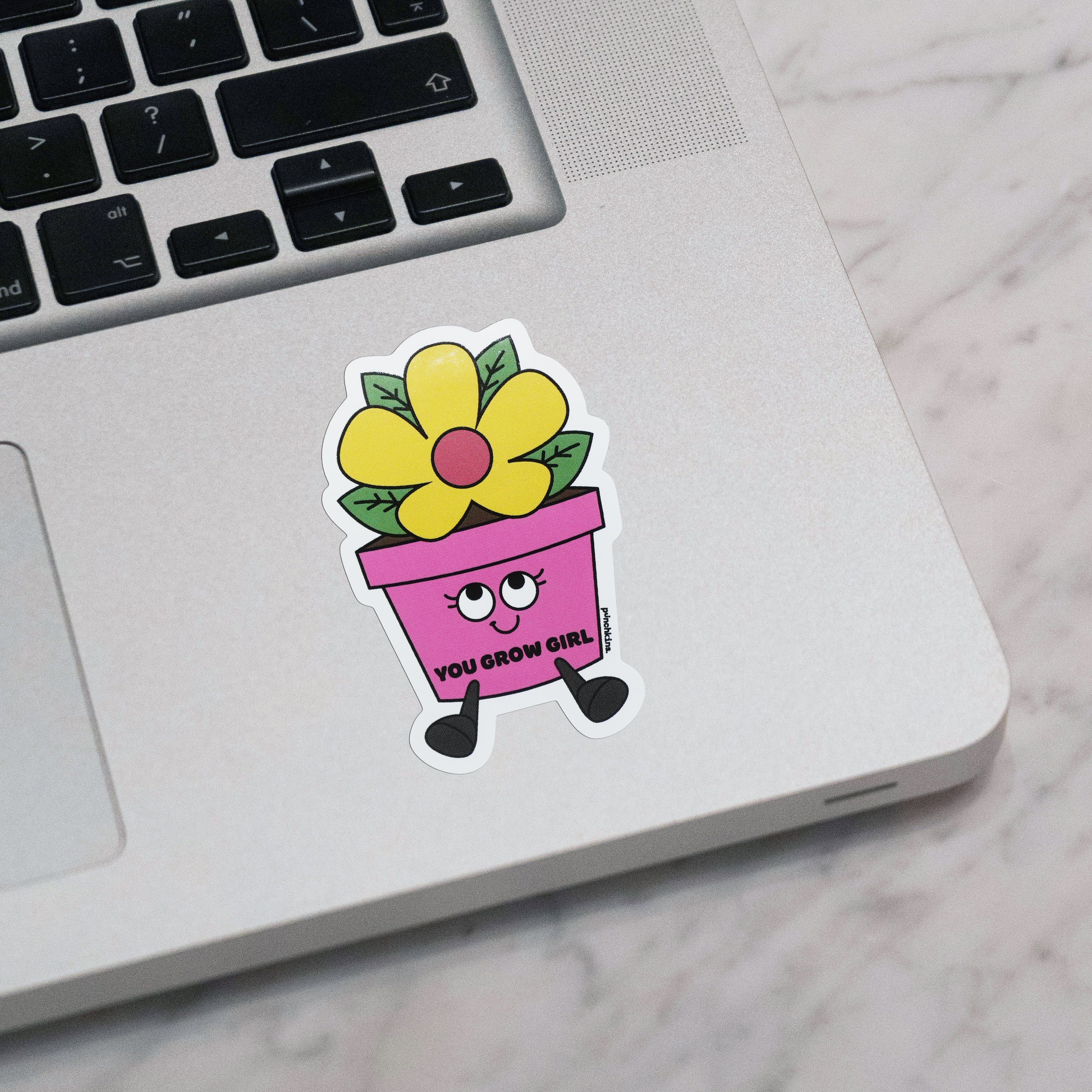 "You Grow Girl" Flower Vinyl Sticker