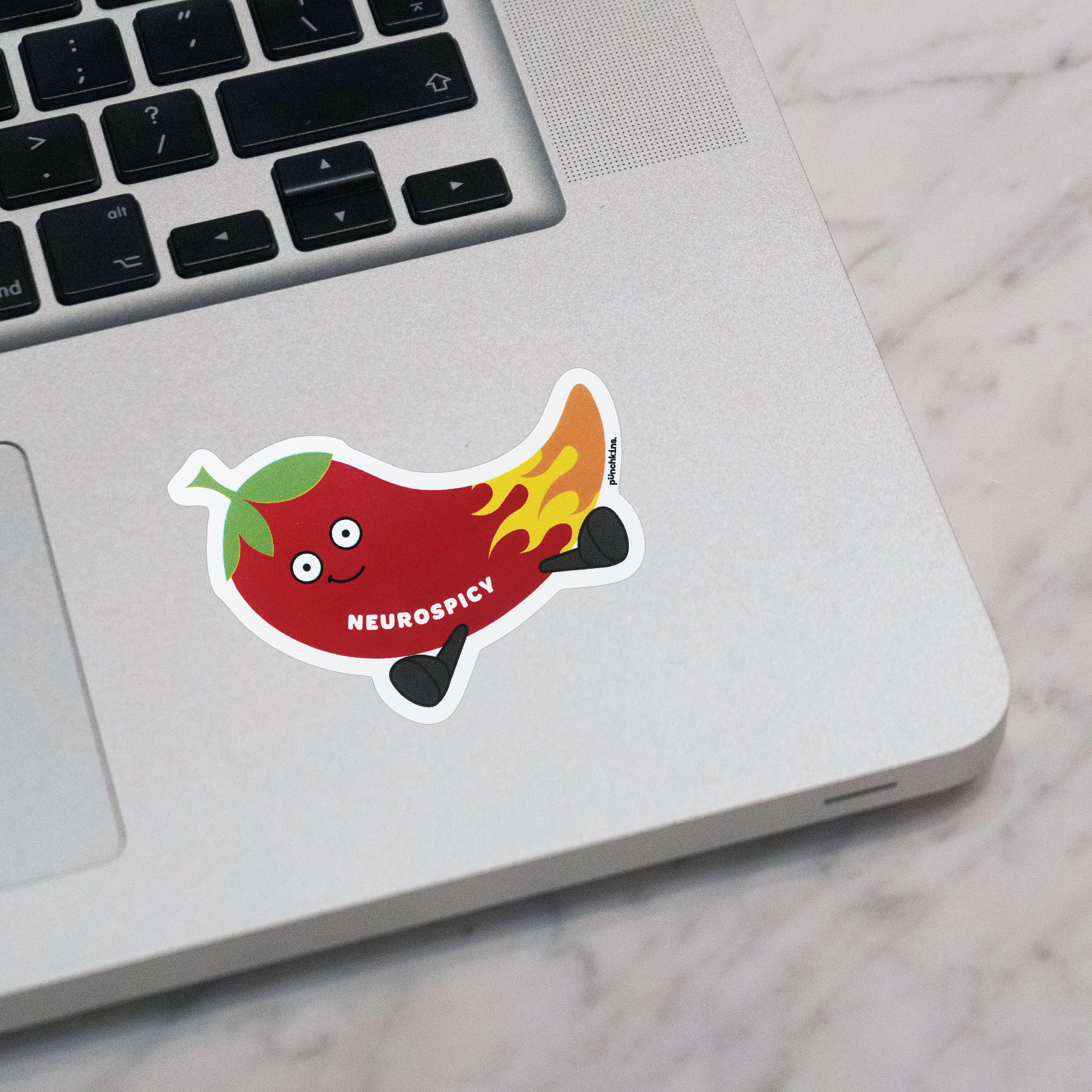 "Neurospicy" Chili Pepper Vinyl Sticker