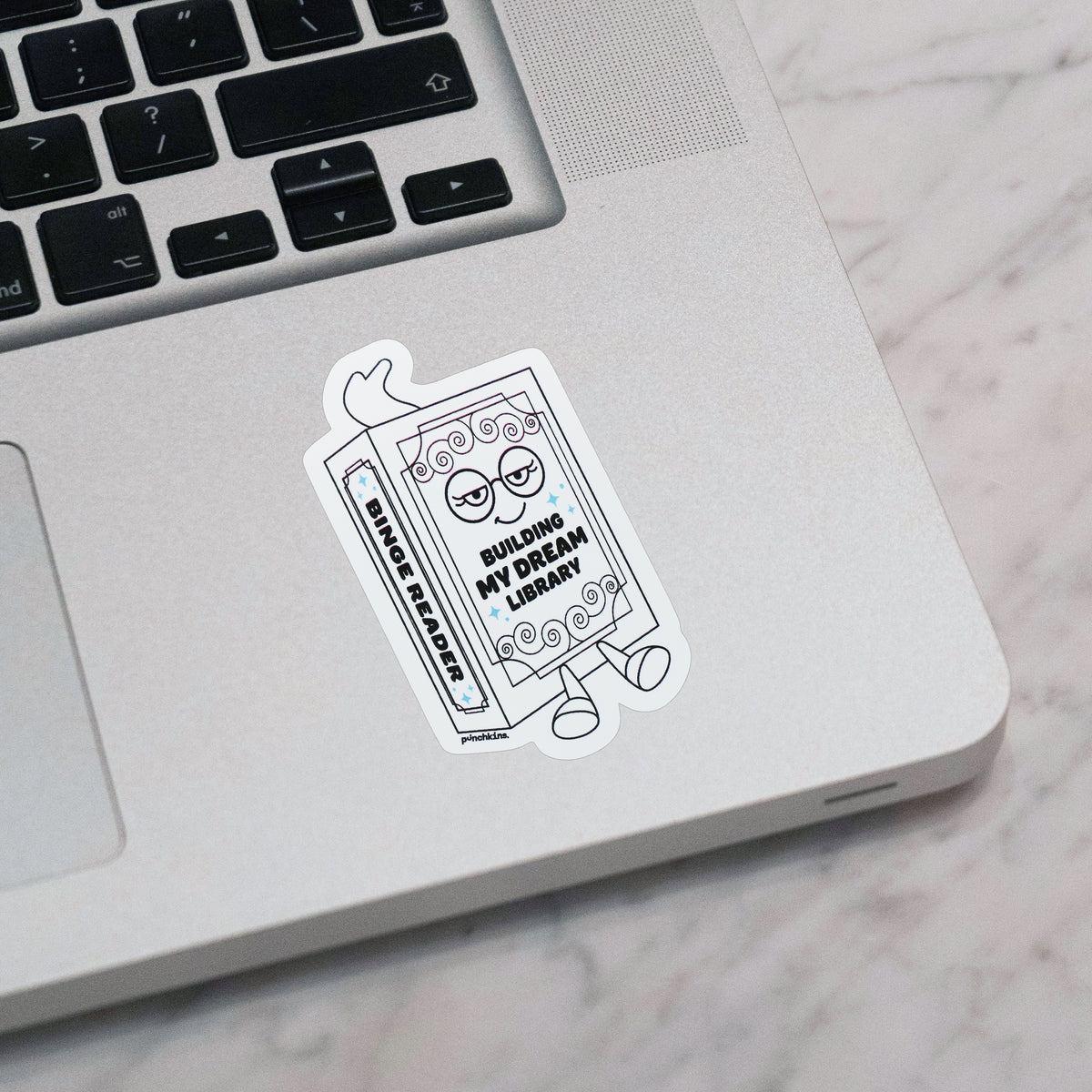 "Building My Dream Library" Book Vinyl Sticker