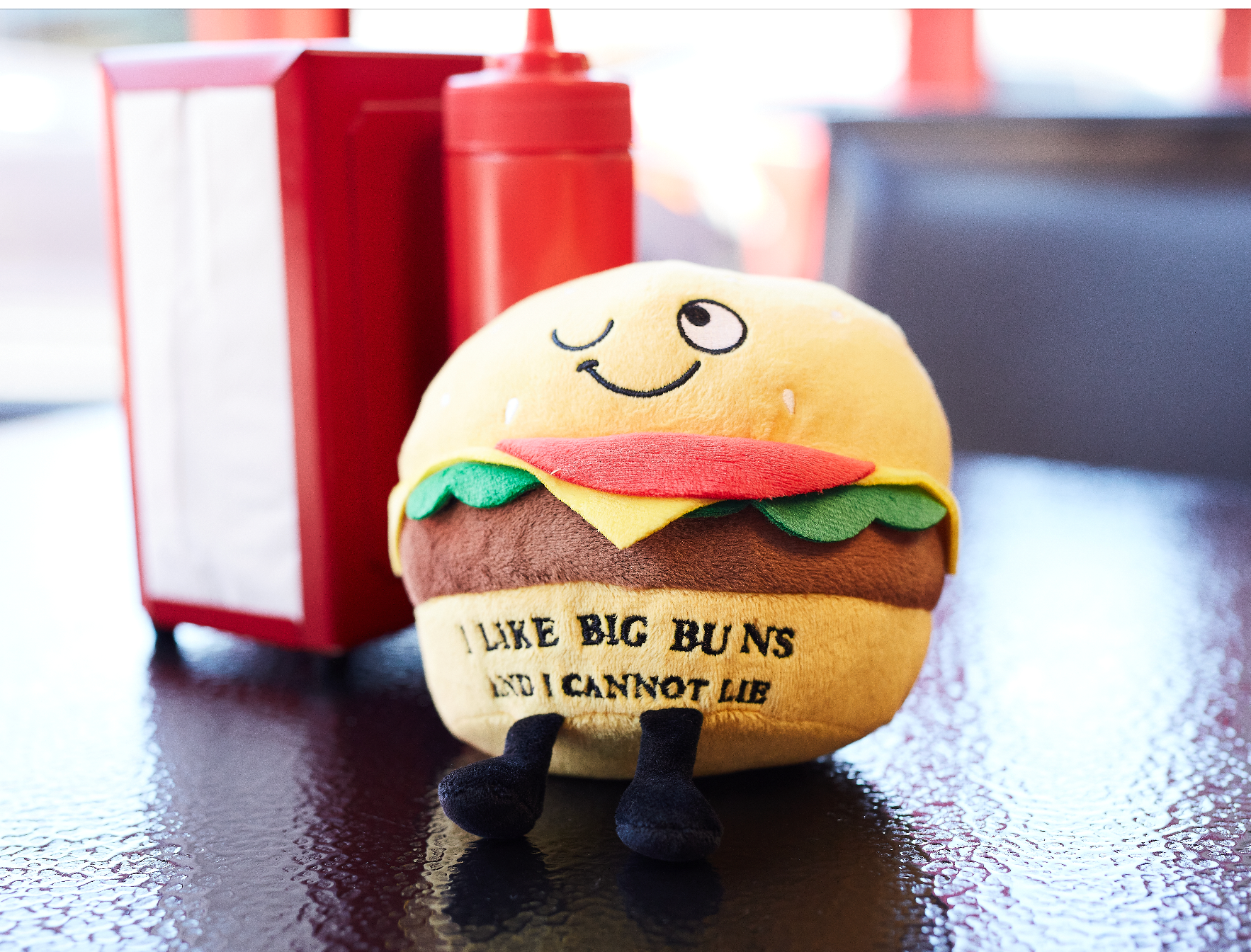 &quot;I Like Big Buns &amp; I Cannot Lie&quot; Plush Hamburger