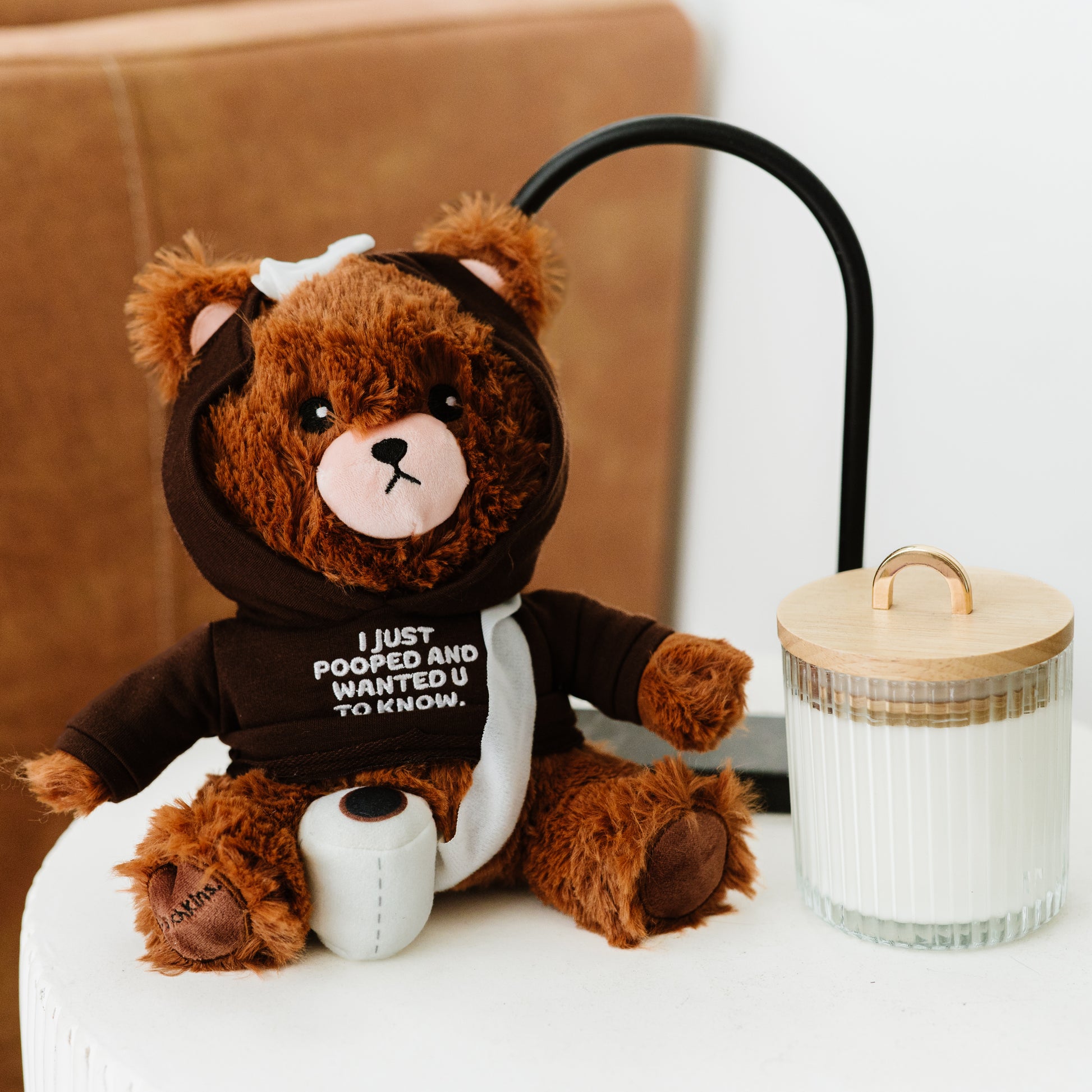 "I Just Pooped" Teddy Bear Plushie