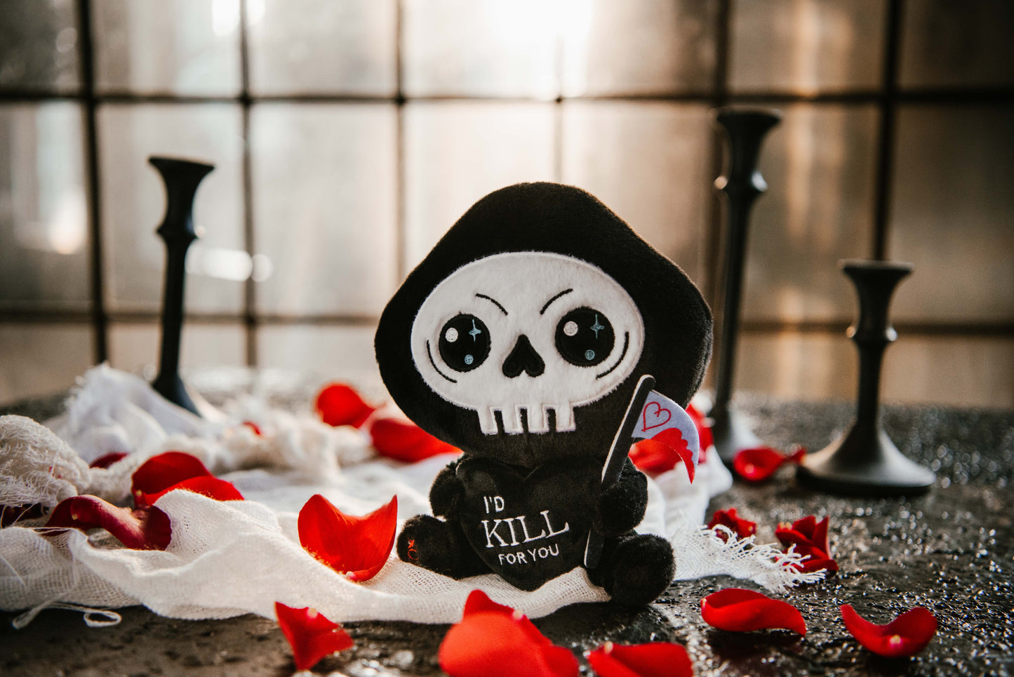 "I'd Kill For You" Grim Reaper Plush