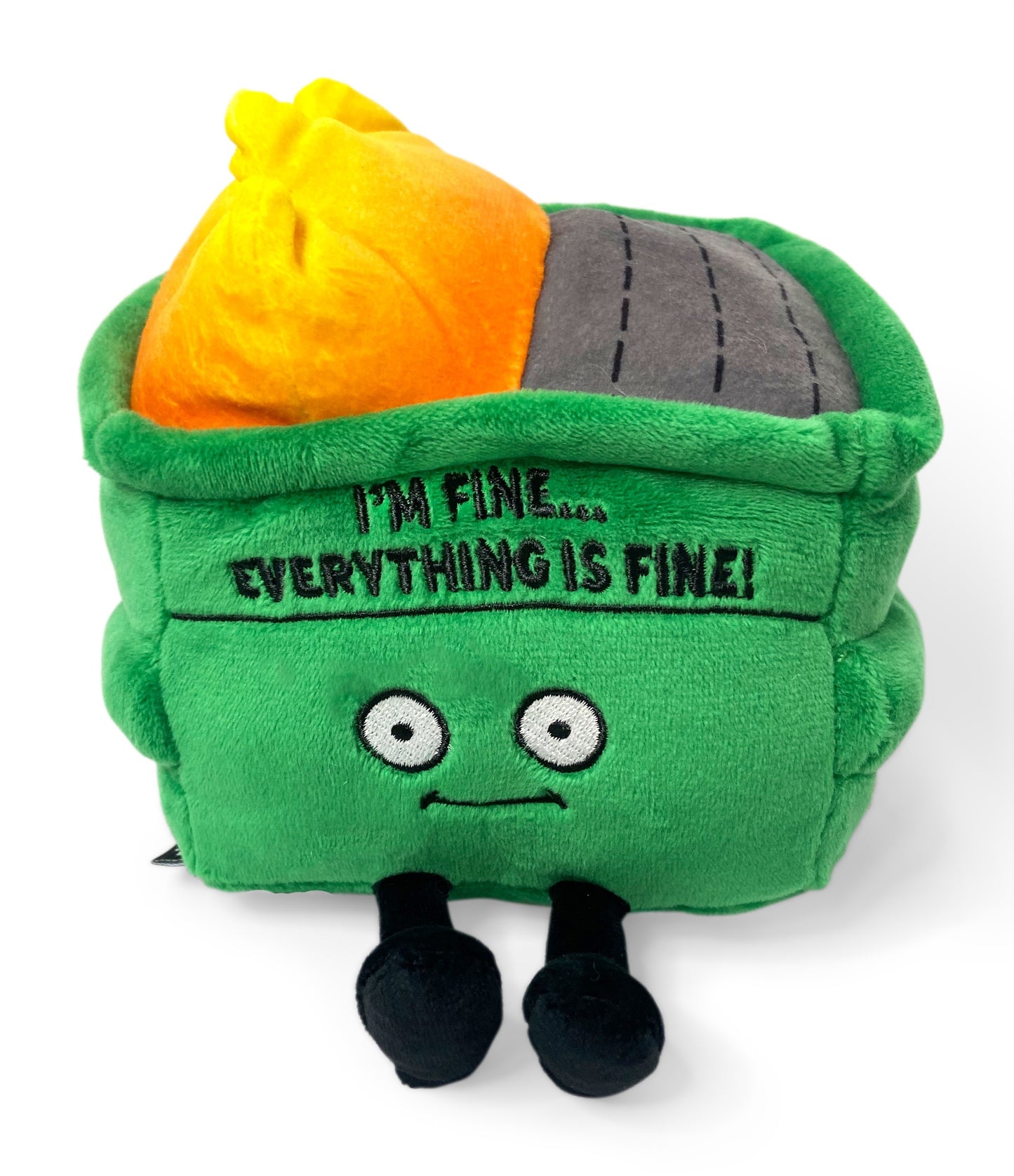 "I'm Fine - Everything is Fine" Plush Dumpster Fire