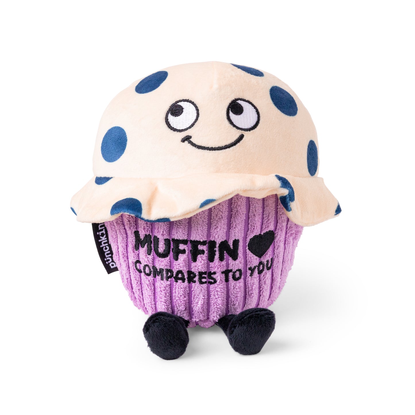 "Muffin Compares To You" Plush Blueberry Muffin